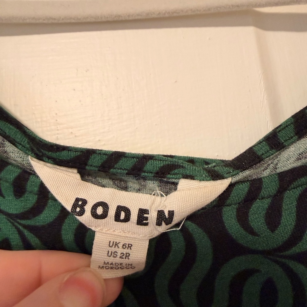 Boden Abigail Long Sleeve Jersey Dress - Picture 3 of 3